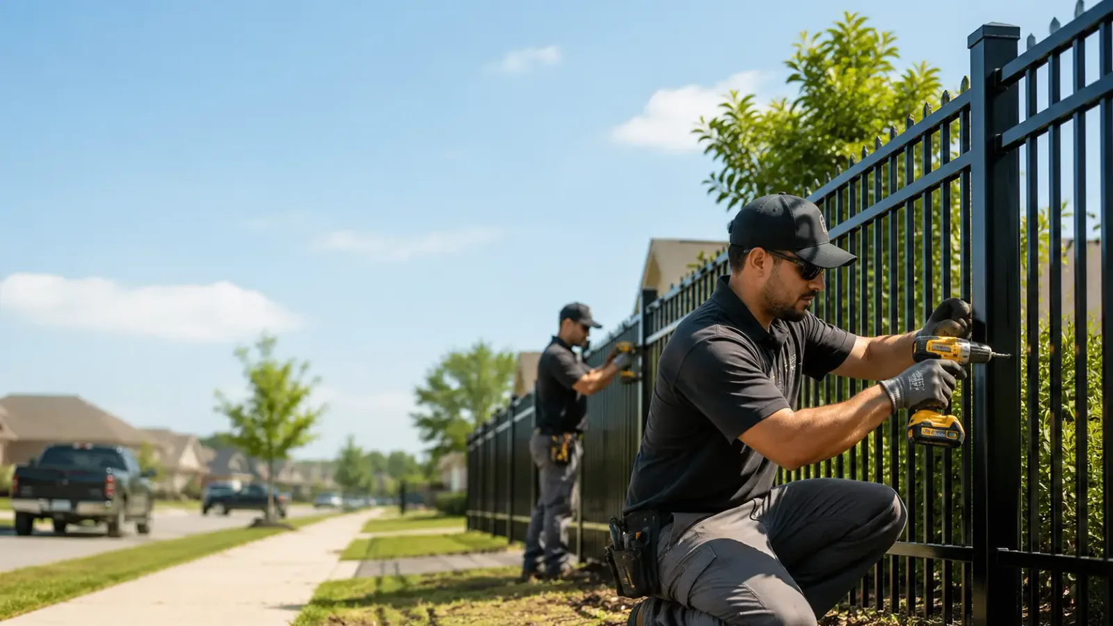Metal Fence Installation in Marietta, OH